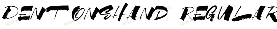 DentonsHand Regular字体转换